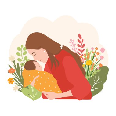 Vector Anneler ve Bebek Anneler Günü