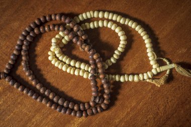 Ramazan ve İslam arkaplan kavramı tespih boncuğu