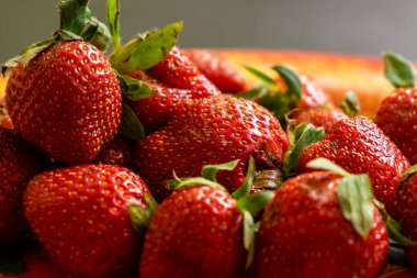 Sağlıklı konsept için çilek arkaplan resmi