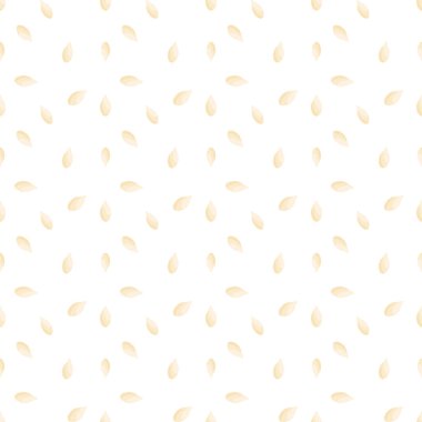 Beyaz susam tohumu, vektörsüz desen.