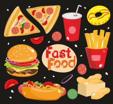 Fast food ve abur cubur. 
