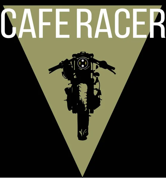 Логотип Кафе Байкера Съедобный Вектор Eps — стоковый вектор