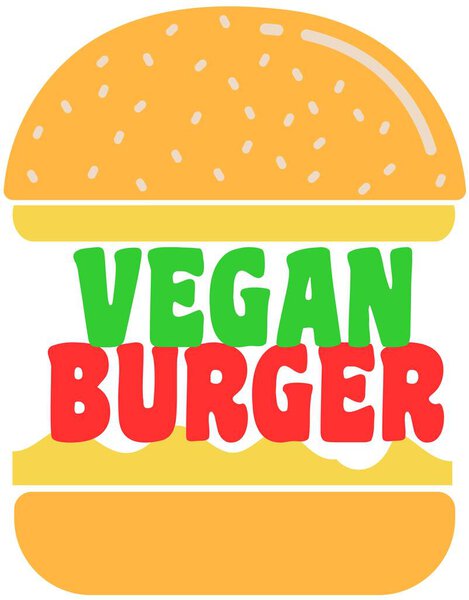 illustration burger editable eps file