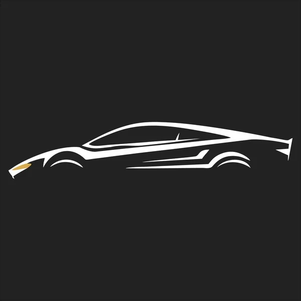 Illustration Logo Voiture Luxe Taille Modifiable Couleur Vecteur Eps Fichier — Image vectorielle