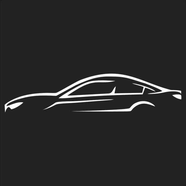 Иллюстрация Логотип Роскошный Автомобиль Редактируемый Размер Цвет Вектор Eps Файл — стоковый вектор
