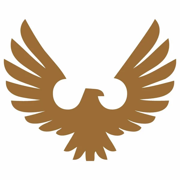 鷲のロゴのベクターのイラスト 編集可能な色およびサイズのEpsファイル ロイヤリティフリーストックベクター
