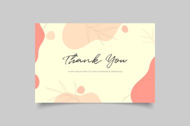  thank you card template design