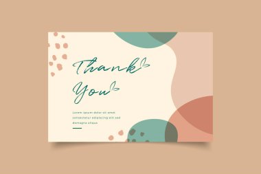  thank you card template design