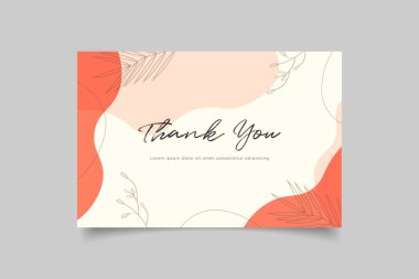  thank you card template design