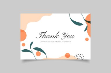  thank you card template design