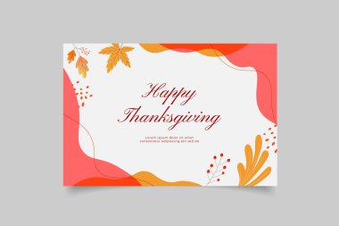 thanksgiving card template design