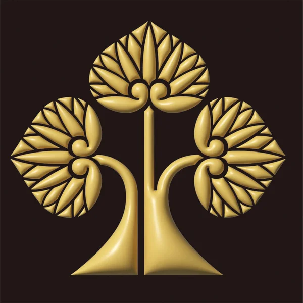 Familjevapen Aoi Crest — Stockfoto