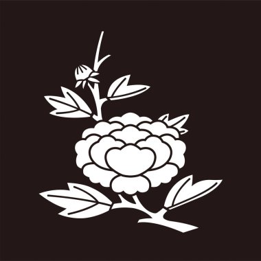 Japon geleneksel aile arması vektör verisi