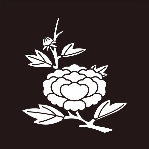 Japon geleneksel aile arması vektör verisi