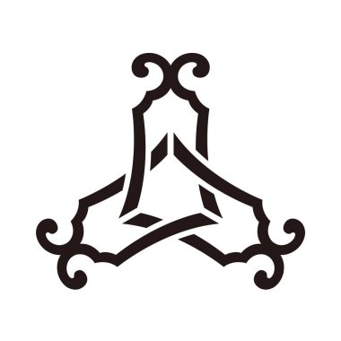 Japon geleneksel aile arması vektör verisi Aile arması Kotobashira