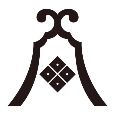 Japon geleneksel aile arması vektör verisi Aile arması Kotobashira