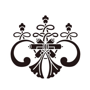 Geleneksel Japon aile arması Morimon 'un vektör verileri