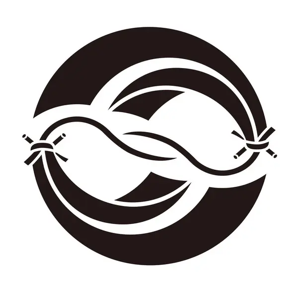 Geleneksel Japon aile arması Morimon 'un vektör verileri