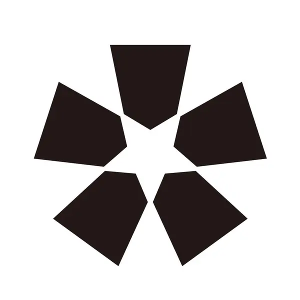 Geleneksel Japon aile arması Komamon 'un vektör verileri