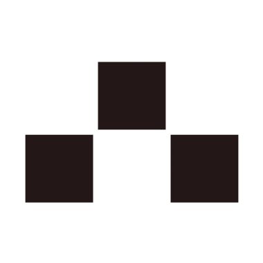 Geleneksel Japon aile armasının vektör verileri, taş arma