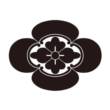 Bu geleneksel Japon aile arması Mokkomon 'un vektör verisi.