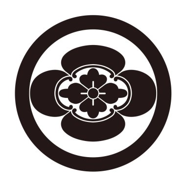 Bu geleneksel Japon aile arması Mokkomon 'un vektör verisi.