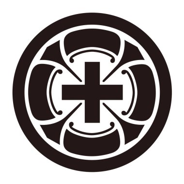 Bu geleneksel Japon aile arması Mokkomon 'un vektör verisi.