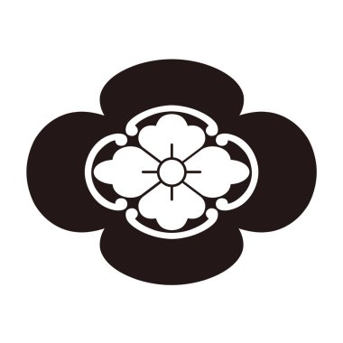 Bu geleneksel Japon aile arması Mokkomon 'un vektör verisi.