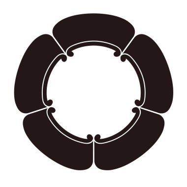 Bu geleneksel Japon aile arması Mokkomon 'un vektör verisi.