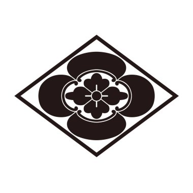 Bu geleneksel Japon aile arması Mokkomon 'un vektör verisi.