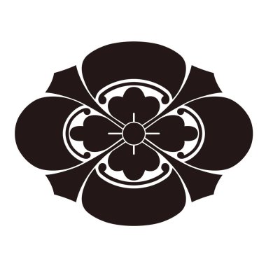 Bu geleneksel Japon aile arması Mokkomon 'un vektör verisi.