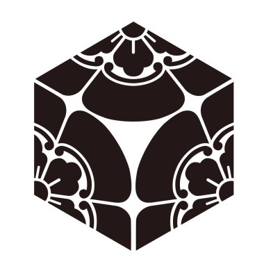 Bu geleneksel Japon aile arması Mokkomon 'un vektör verisi.