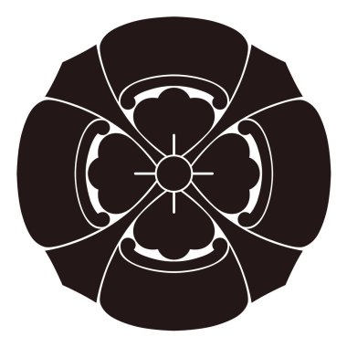 Bu geleneksel Japon aile arması Mokkomon 'un vektör verisi.