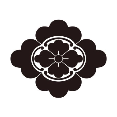 Bu geleneksel Japon aile arması Mokkomon 'un vektör verisi.