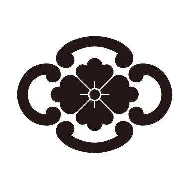 Bu geleneksel Japon aile arması Mokkomon 'un vektör verisi.