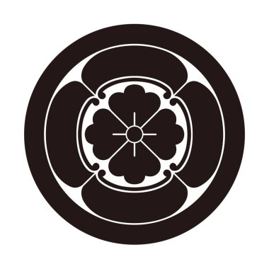 Bu geleneksel Japon aile arması Mokkomon 'un vektör verisi.