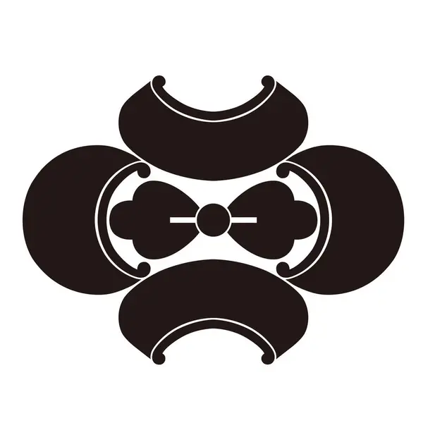 Bu geleneksel Japon aile arması Mokkomon 'un vektör verisi.