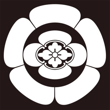 Ayva arması tipik bir Japon aile armasıdır..