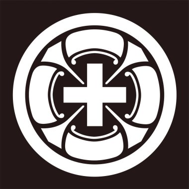 Ayva arması tipik bir Japon aile armasıdır..