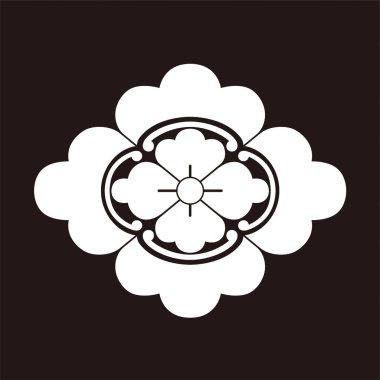 Ayva arması tipik bir Japon aile armasıdır..