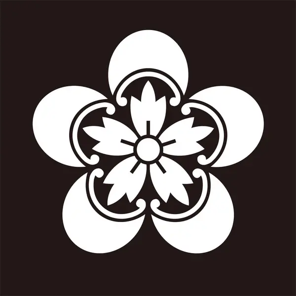 Ayva arması tipik bir Japon aile armasıdır..