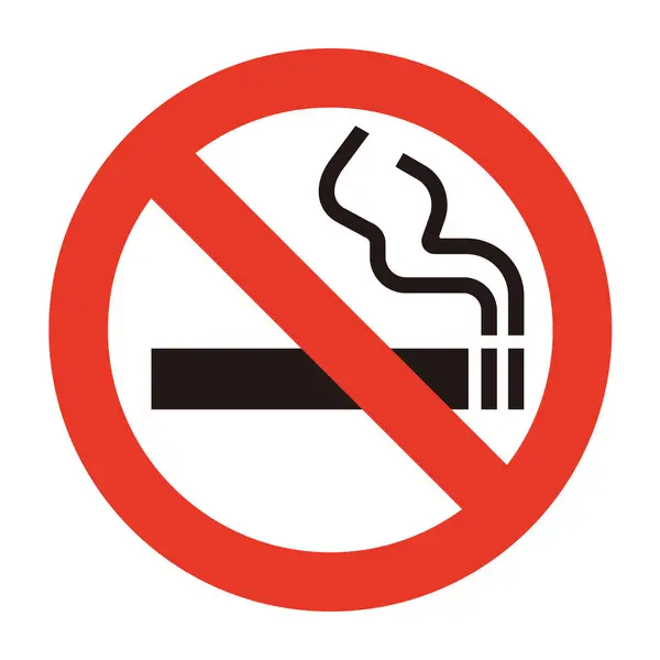 Sigara içilmeyen işaret vektörü tasarımı