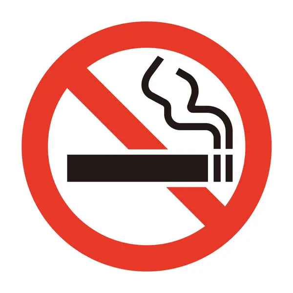 Sigara içilmeyen işaret vektörü tasarımı