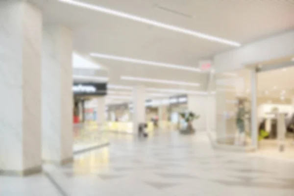 Desfocado Belo Interior Azulejos Mármore Shopping Center Moderno Galeria Lojas — Fotografia de Stock