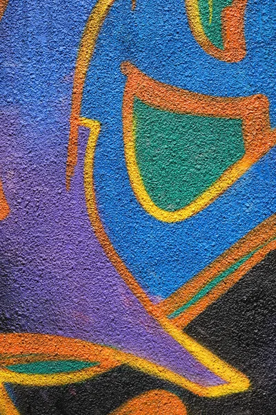 Imagem Vertical Belo Fundo Abstrato Multicolorido Uma Parede Concreto Modelo — Fotografia de Stock