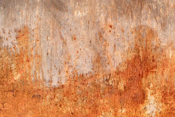 腐食と錆で覆われた鉄板からの美しい抽象的なテクスチャの背景 デザインのテンプレート — ストック写真