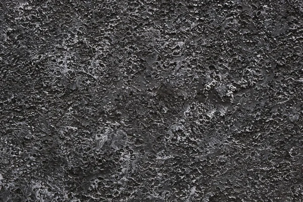 Detailní Abstraktní Pozadí Šedé Černé Dekorativního Betonu Měsíční Krajina Šablona — Stock fotografie