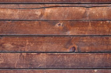 Ahşap tahtaların yakın çekim dokusu ve zamanla solmuş çatlaklar. Tasarım şablonu.