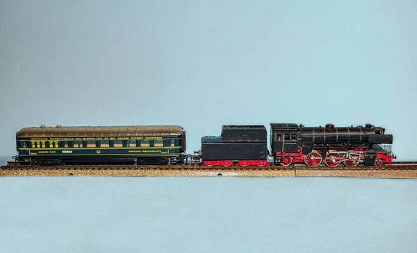 Vintage model steam train, 1950s