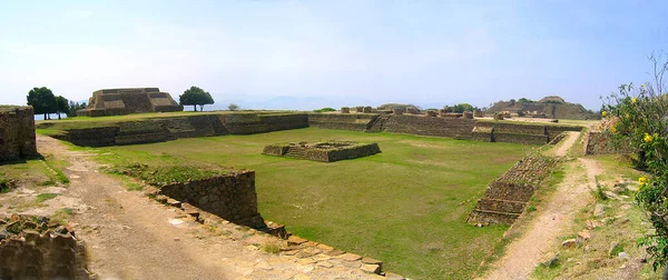 Monte Alban Located Oaxaca City Mexico Important Archaeological Site Reached — Stock Photo, Image